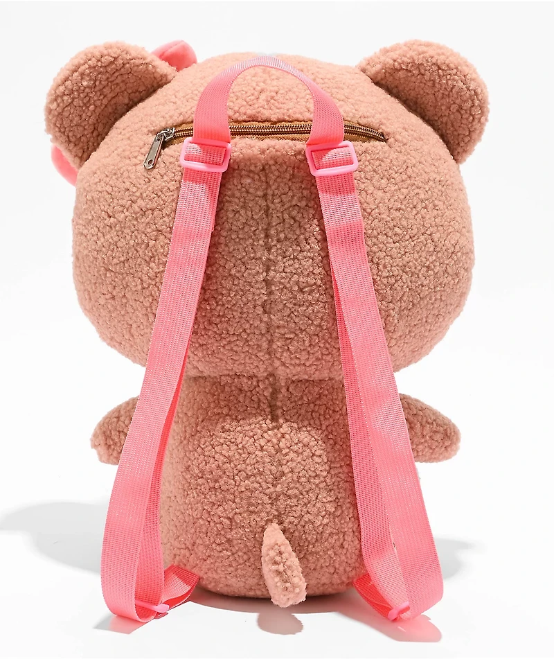 Hello Kitty Teddy Bear Plush Backpack