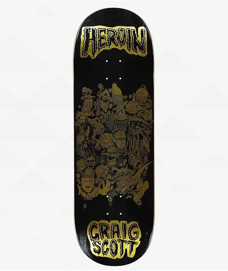 Heroin Craig Questions Allegory Of Fear 10" Skateboard Deck