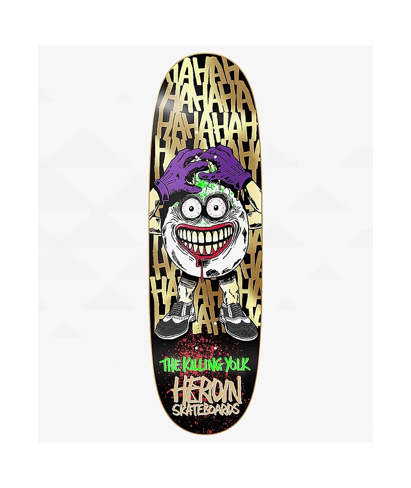 Heroin Killing Yolk Twin 9.25" Skateboard Deck