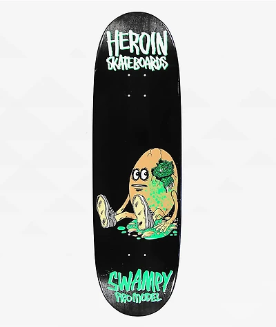 Heroin Swampy Alligator Egg Symmetrical 9.25" Skateboard Deck