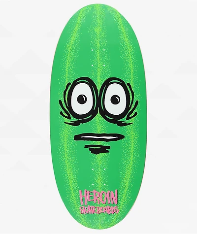 Heroin The Watermelon Egg Twin 13.5" Skateboard Deck