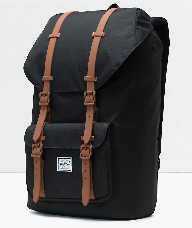 Herschel Little America Black & Saddle Backpack