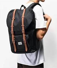 Herschel Little America Black & Saddle Backpack