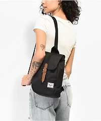 Herschel Retreat Black Crossbody Bag