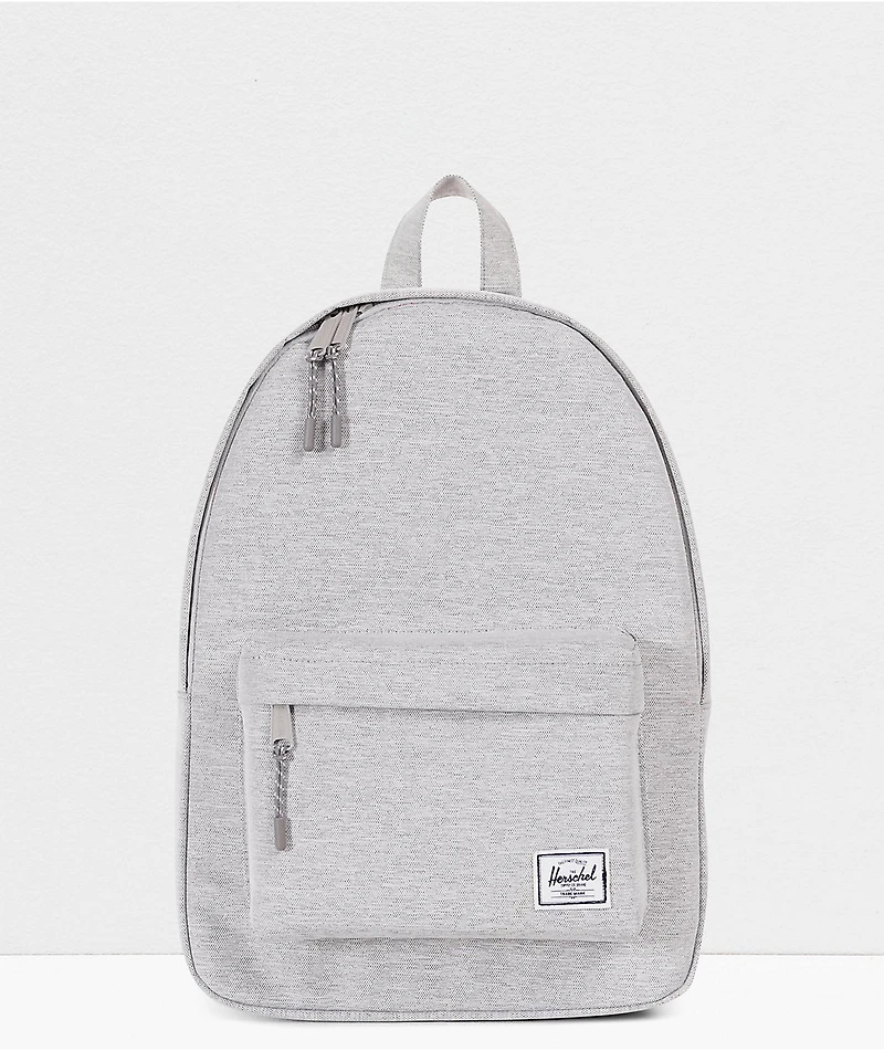 Herschel Supply Co. Classic Mid Light Grey Crosshatch Backpack