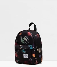 Herschel Supply Co. Classic Warp Butterflies Black Mini Backpack
