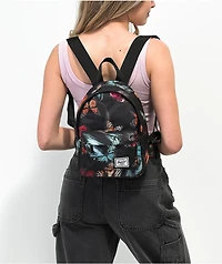 Herschel Supply Co. Classic Warp Butterflies Black Mini Backpack