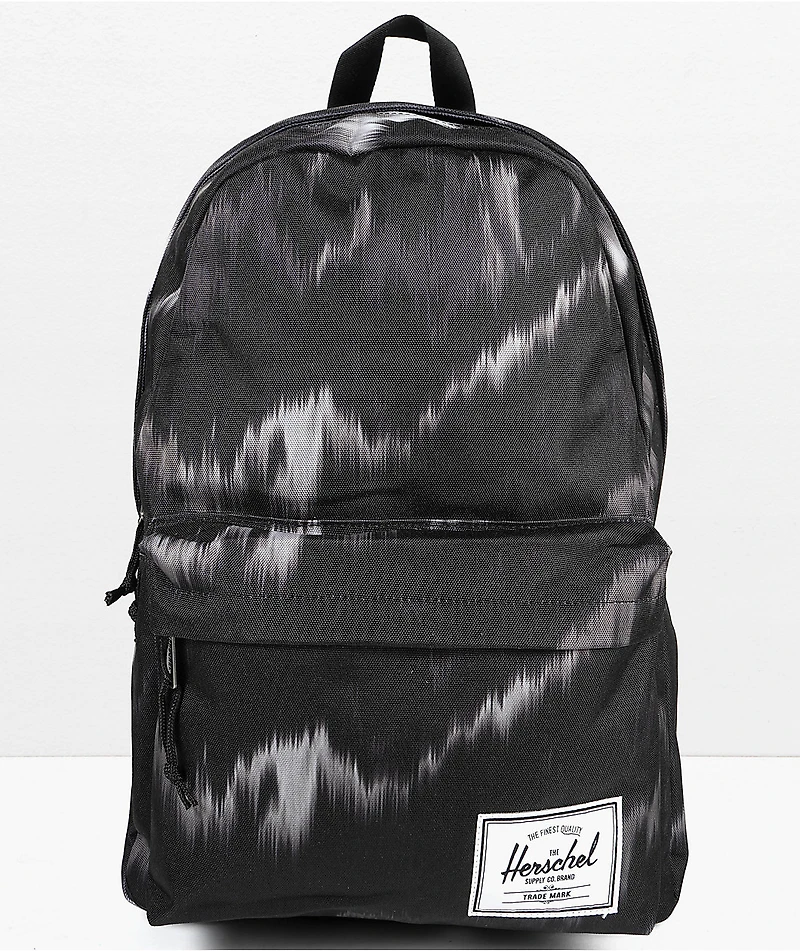 Herschel Supply Co. Classic XL Blurred Ikat Black & White Backpack