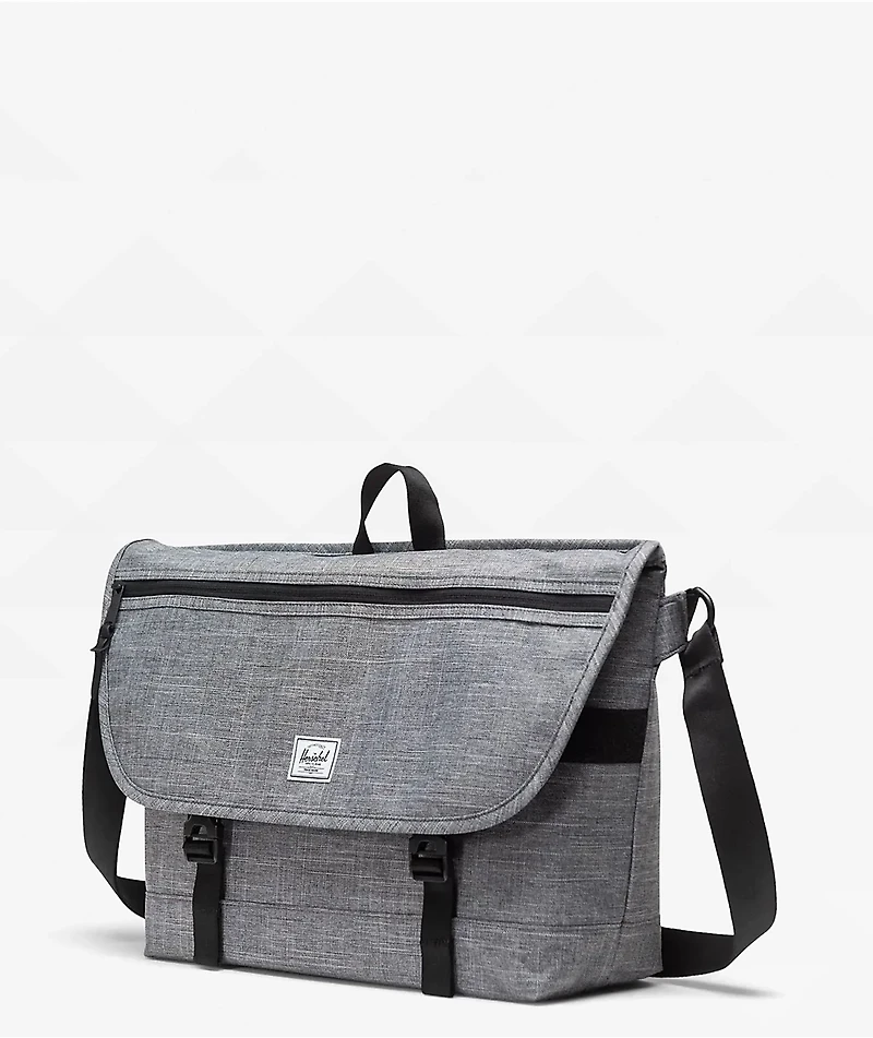 Herschel Supply Co. Cove Raven Crosshatch Messenger Bag