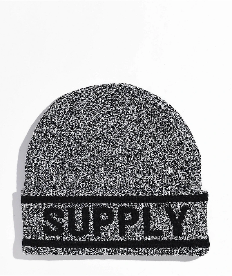 Herschel Supply Co. Elmer Logo Heather Grey Beanie