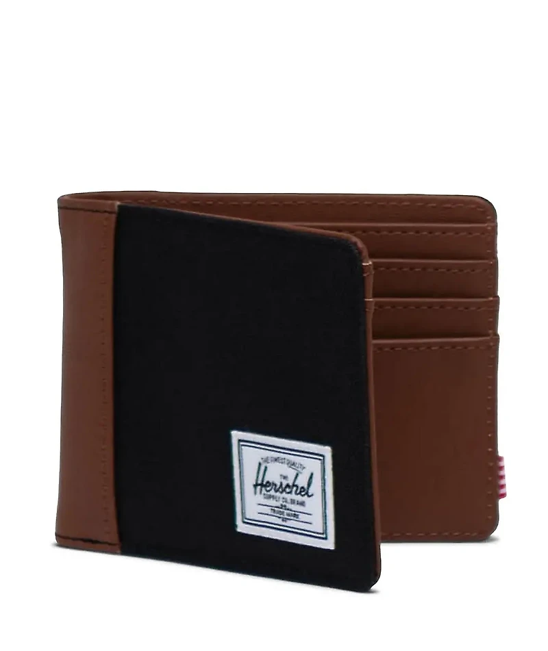 Herschel Supply Co. Hank II Black & Brown Bifold Wallet