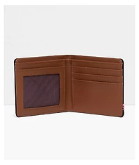 Herschel Supply Co. Hank II Leather & Canvas Black Bifold Wallet