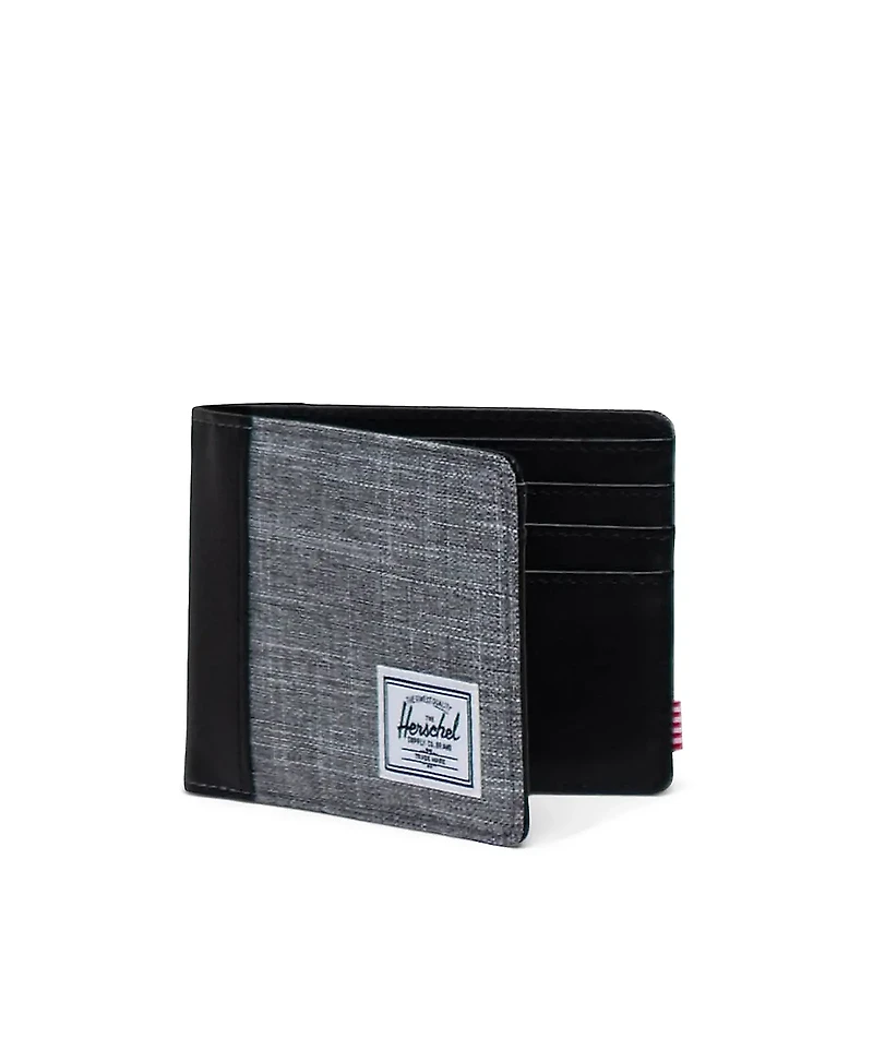 Herschel Supply Co. Hank Raven Crosshatch Bifold Wallet