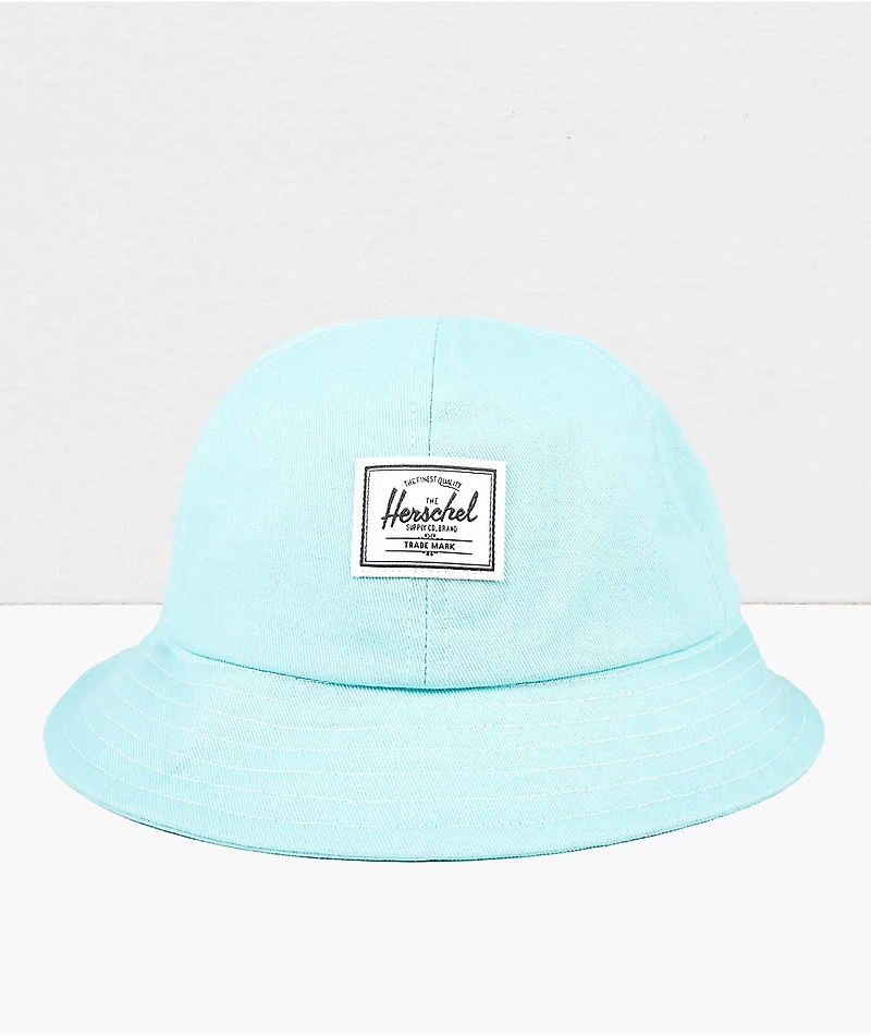 Herschel Supply Co. Henderson Aqua Sky & White Bucket Hat