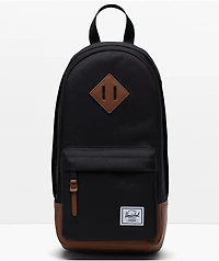 Herschel Supply Co. Heritage Eco Black & Tan Shoulder Bag