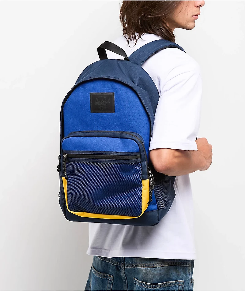 Herschel Supply Co. Kaine Blue & Yellow Backpack