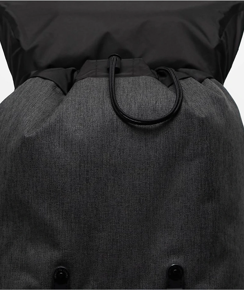Herschel Supply Co. Little America Black & Heather Grey Crosshatch Backpack
