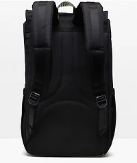 Herschel Supply Co. Little America Mid Black & Ivy Green Backpack