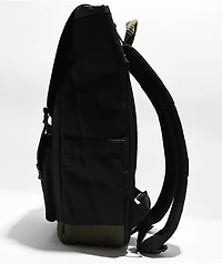 Herschel Supply Co. Little America Mid Black & Ivy Green Backpack