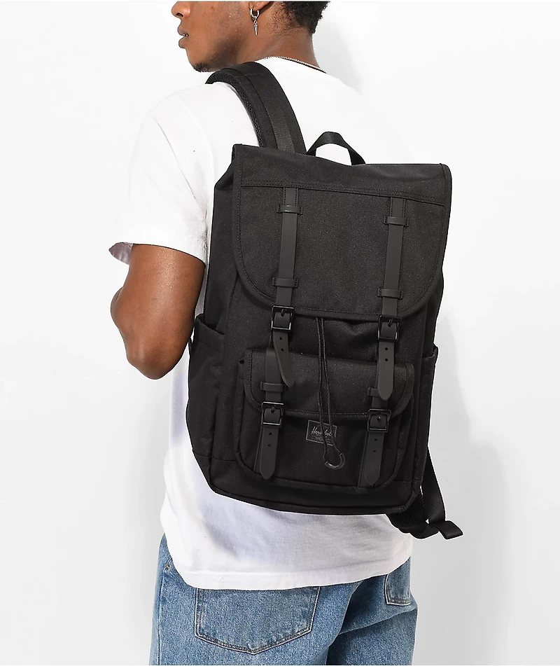Herschel Supply Co. Little America Mid Eco Black Backpack