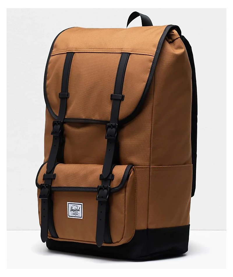 Herschel Supply Co. Little America Pro Rubber & Black Insulated Backpack