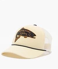Herschel Supply Co. Marina Fish White Trucker Hat