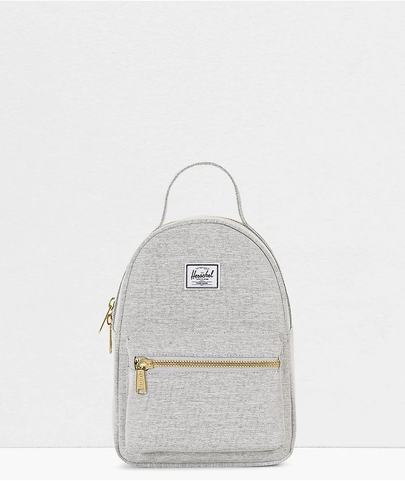 Herschel Supply Co. Nova Light Grey Hatch Mini Backpack