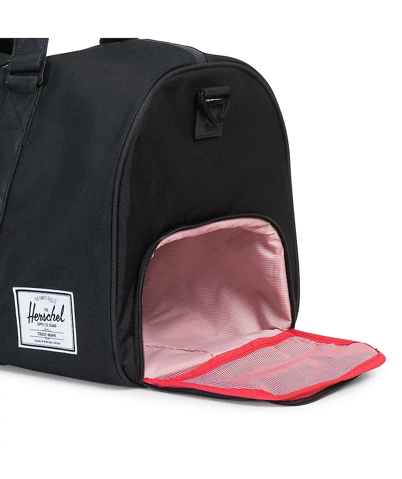 Herschel Supply Co. Novel Black & Black Synthetic Leather 42.5L Duffel Bag