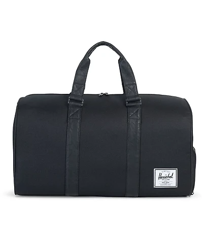 Herschel Supply Co. Novel Black & Black Synthetic Leather 42.5L Duffel Bag