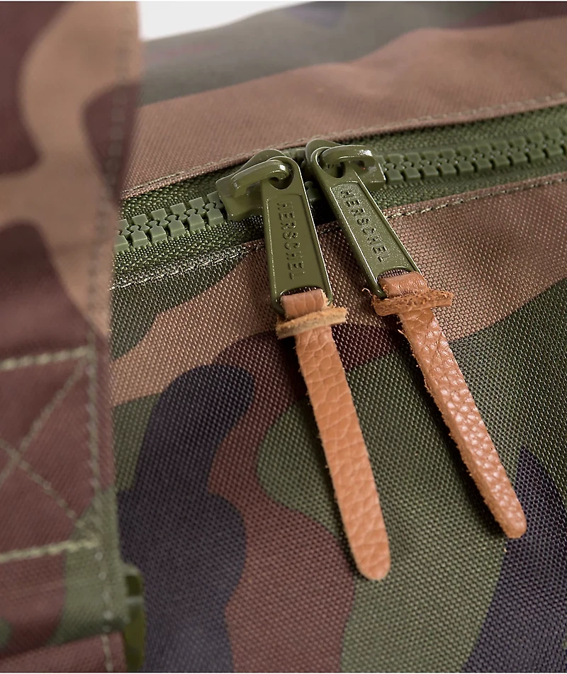 Herschel Supply Co. Novel Woodland Green Camo Duffel Bag