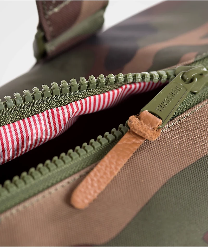 Herschel Supply Co. Novel Woodland Green Camo Duffel Bag