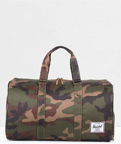 Herschel Supply Co. Novel Woodland Green Camo Duffel Bag
