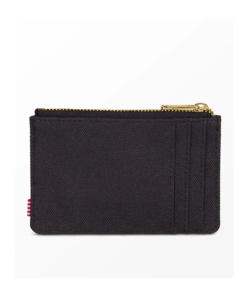 Herschel Supply Co. Oscar Black Zip Cardholder Wallet
