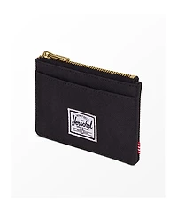 Herschel Supply Co. Oscar Black Zip Cardholder Wallet