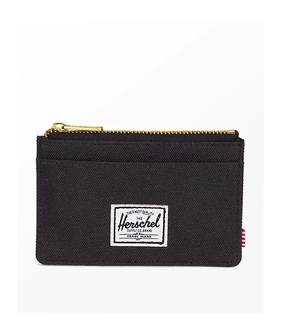 Herschel Supply Co. Oscar Black Zip Cardholder Wallet