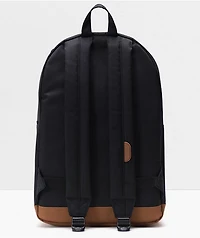 Herschel Supply Co. Pop Quiz Eco Black & Saddle Backpack