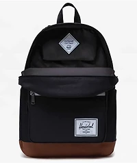 Herschel Supply Co. Pop Quiz Eco Black & Saddle Backpack