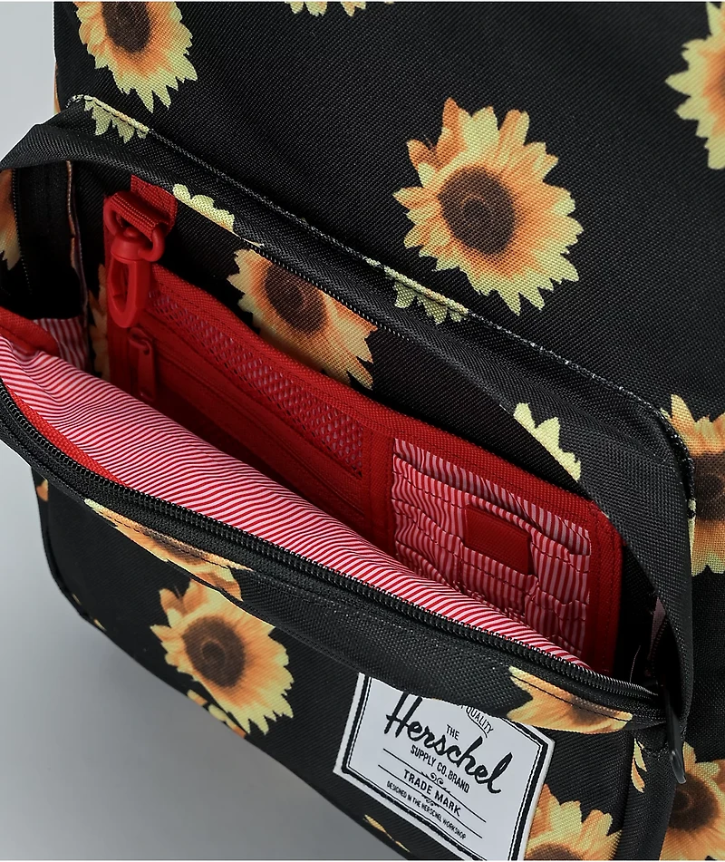 Herschel Supply Co. Pop Quiz Sunflower Field Black Backpack