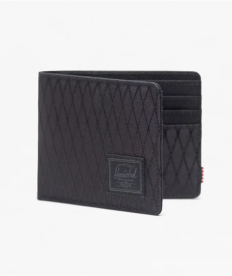 Herschel Supply Co. Roy Black Diamond Bifold Wallet
