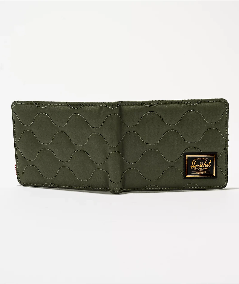 Herschel Supply Co. Roy Brown Quilted Bifold Wallet
