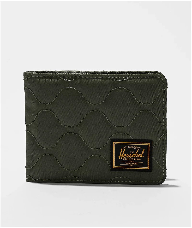 Herschel Supply Co. Roy Brown Quilted Bifold Wallet
