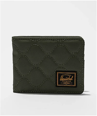 Herschel Supply Co. Roy Brown Quilted Bifold Wallet
