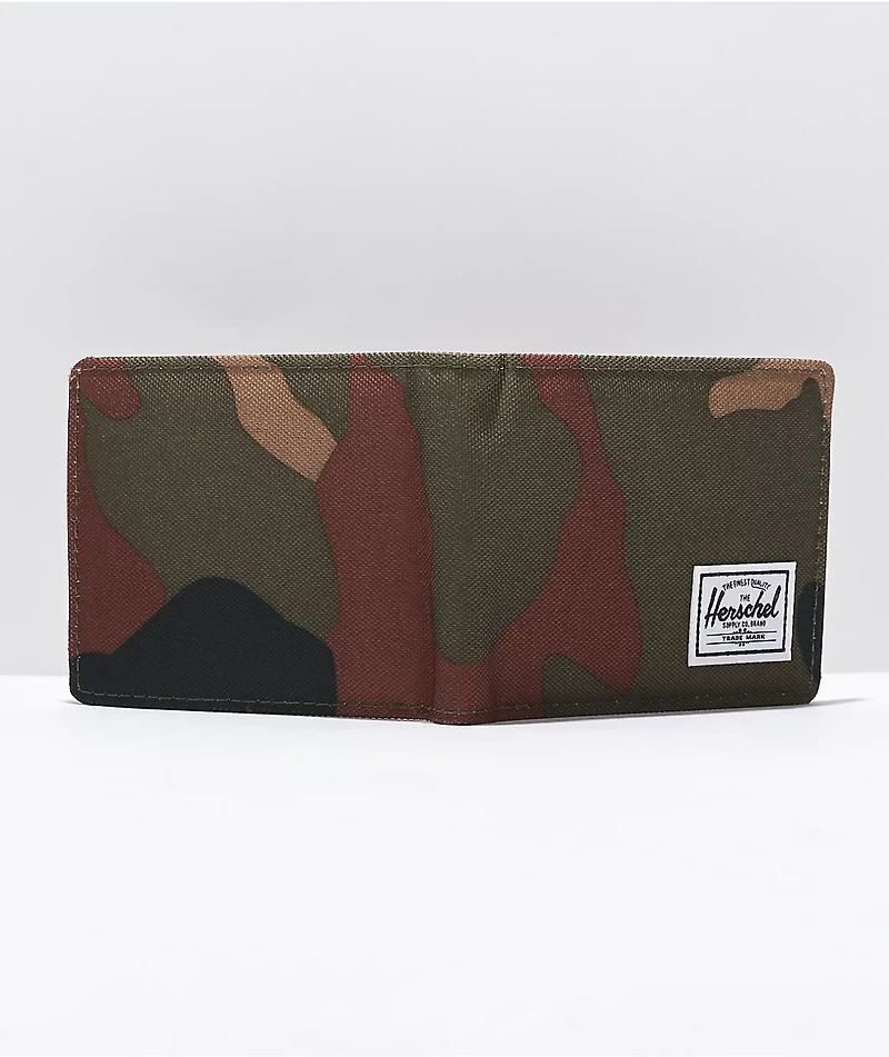 Herschel Supply Co. Roy Plus Woodland Camo Bifold Wallet