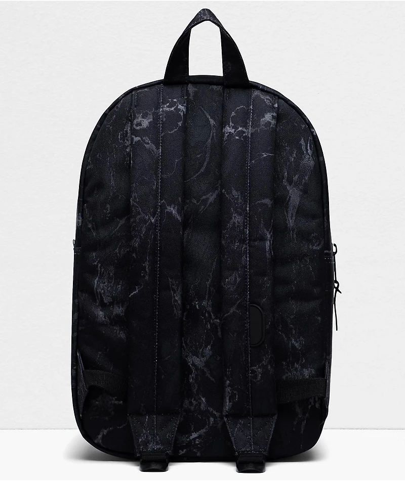 Herschel Supply Co. Settlement Mid Black Marble Backpack