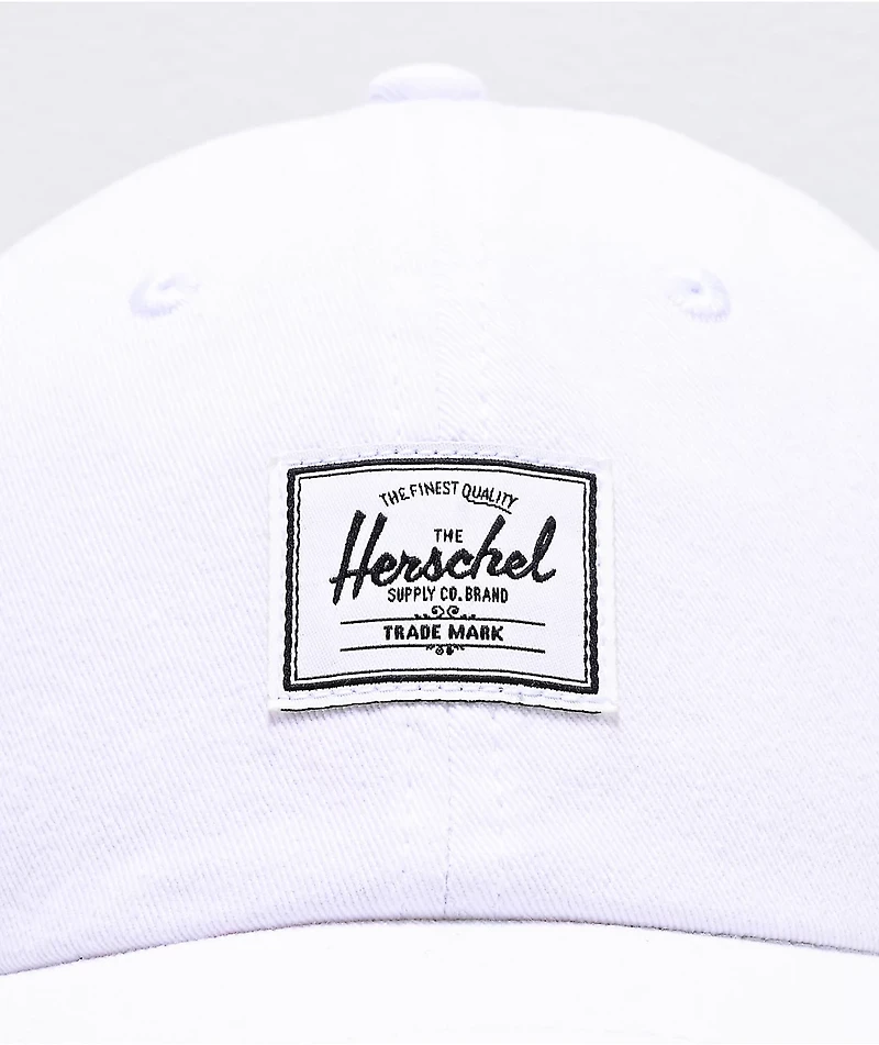 Herschel Supply Co. Sylas White Strapback Hat