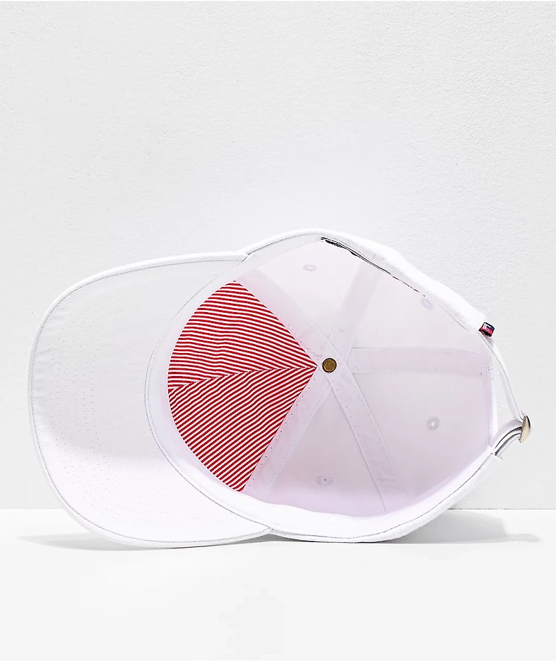 Herschel Supply Co. Sylas White Strapback Hat