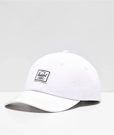 Herschel Supply Co. Sylas White Strapback Hat