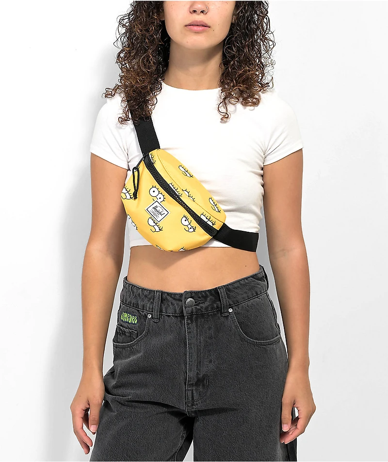 Herschel Supply Co. x The Simpsons Lisa Fourteen Yellow Fanny Pack