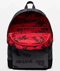 Herschel Supply Co. x Thrasher Destroy Black Backpack