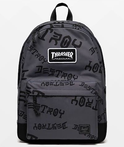 Herschel Supply Co. x Thrasher Destroy Black Backpack